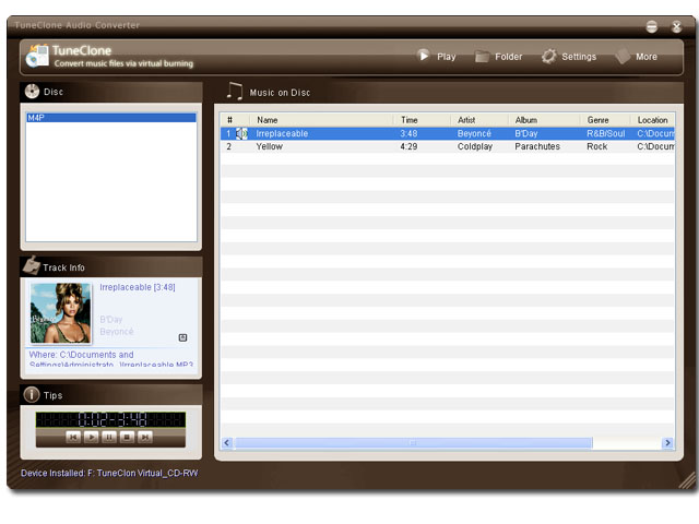 Convert MP4 to plain MP3.