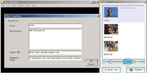 Customize video properties